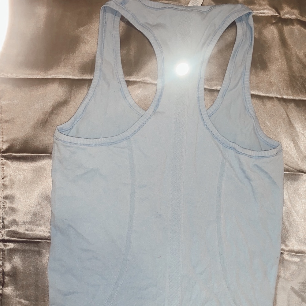 blue lululemon swiftly tank
